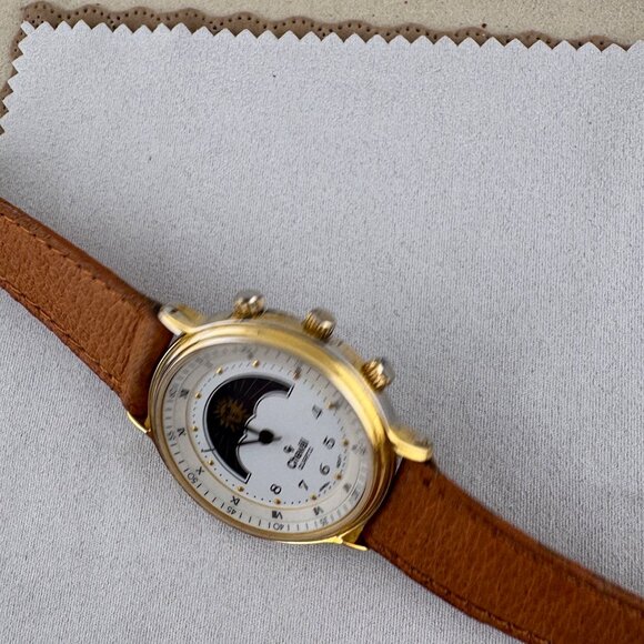 Vintage Cheval Moon Phase Designer Watch main image 8